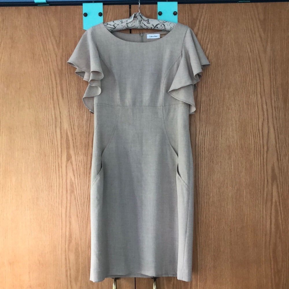 Calvin Klein fully lined dress